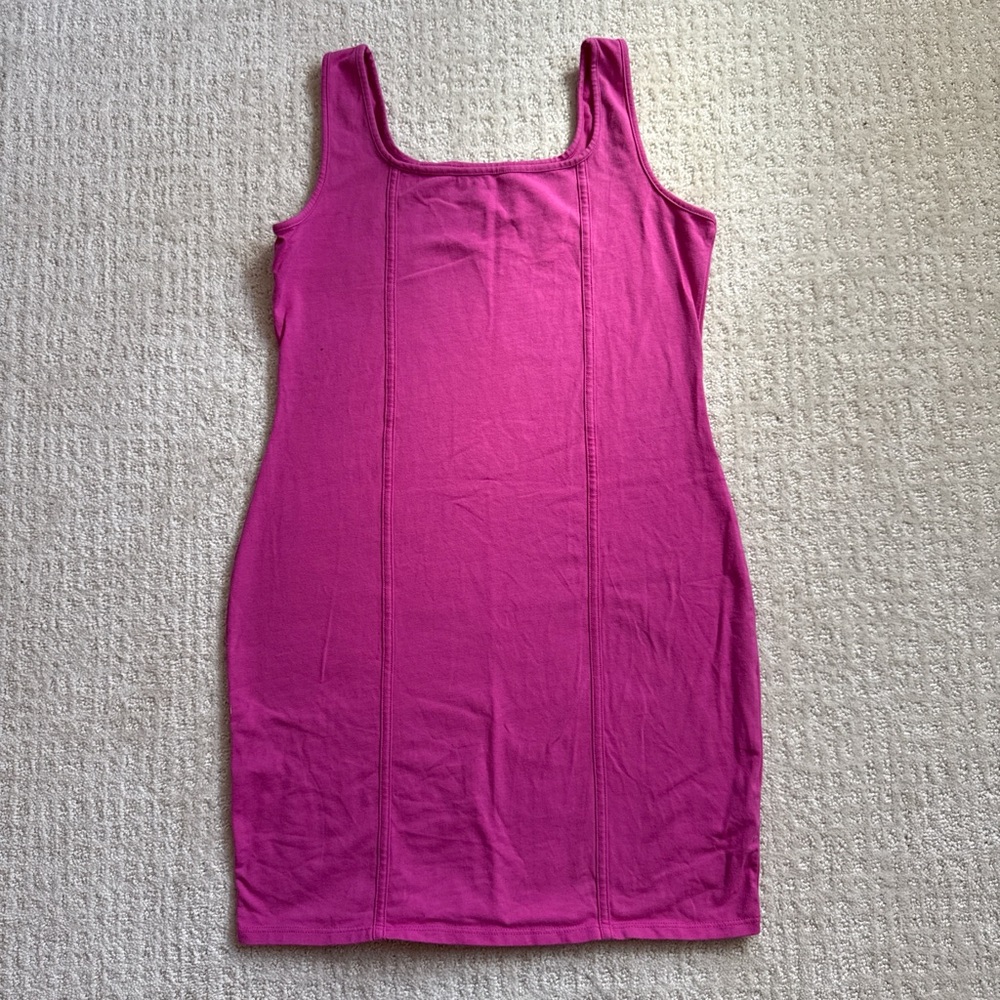 💖 Wild Fable Pink Bodycon Dress – Size L 💖